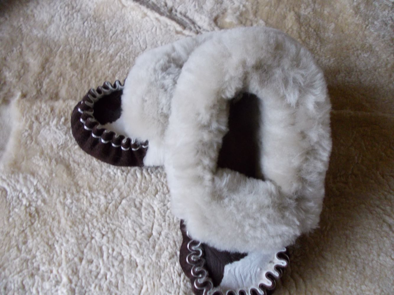 Sheepskin - Fawn Over Brown With Calf